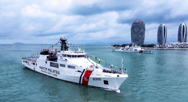 馬來西亞海事執法局艦船首次到訪中國